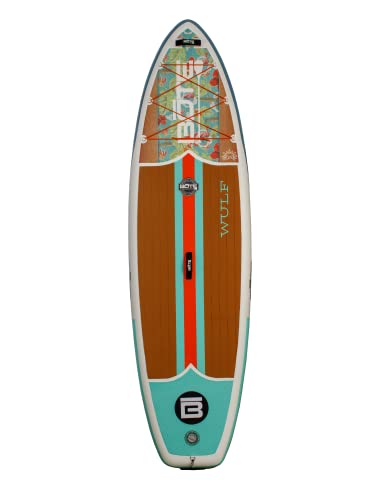 BOTE 10' FT 4" Wulf Aero Inflatable Stand Up Paddle Board Kit Native Floral
