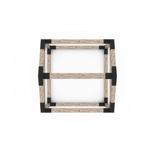TOJAGRID Grid 30 Single Pergola Kit with Base for 6x6 Wood Posts