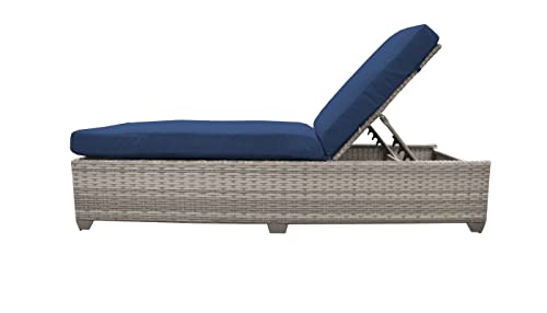 TK Classics Fairmont Chaise Lounge Navy