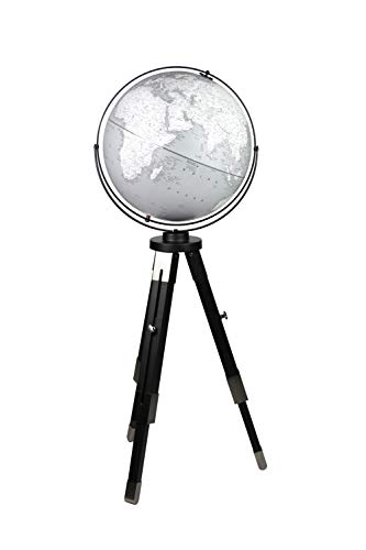 Replogle Willston 16" Gray Globe with Black Tripod Stand