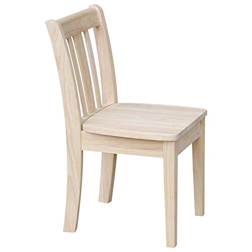 IC INTERNATIONAL CONCEPTS Table with 4 San Remo Juvenile Chairs Unfinished