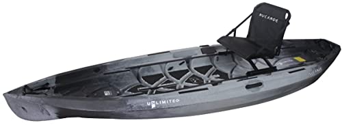NuCanoe 2022 Unlimited Fishing Kayak with Fusion 360 Seat Thunderstorm