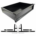 Performance Plus Carts EZGO TXT Golf Cart Steel Cargo Box Kit Black | Compatible with 1994.5-Up Models