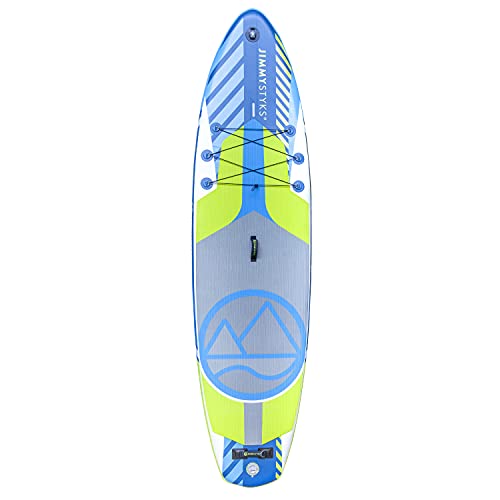 Jimmy Styks 11' Puffer ISUP Inflatable Paddle Board Blue/Green Large