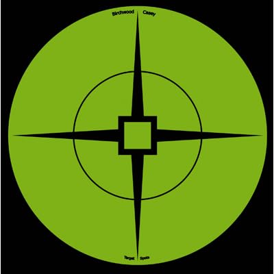 Law 6" Green Self-Adhesive Target Spots - 10 Sheets for Rifles, Pistols, Arrows, Hunting & Training