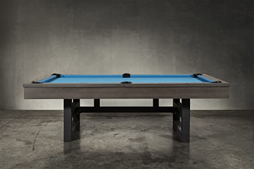 Empire USA 8FT Chino Slate Pool Table with Premium Billiard Accessories Charcoal