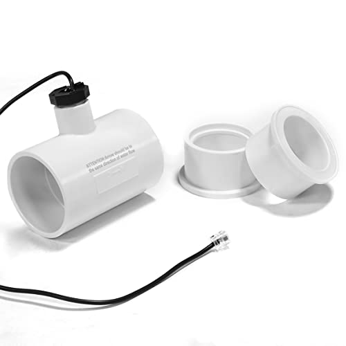 XtremepowerUS Universal 25 Saltwater Chlorinator System with 25k-Gallon Flow Switch Salt Cell Bundle White