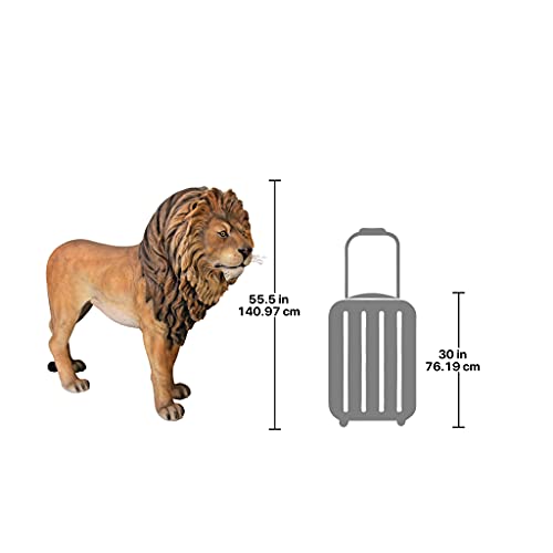 Design Toscano King of The Lions Sculpture Full Color