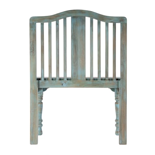 Butler Specialty Company Heritage Roseland Solid Wood Bench Blue