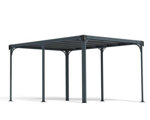 Palram Canopia Milano 10x14 Gazebo Gray/Bronze