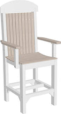Furniture Barn USA Set of 4 Poly Lumber Captain Chairs Birch & White
