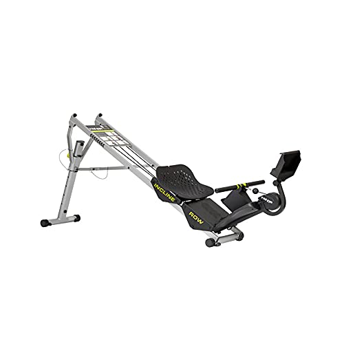 Total Gym Foldable Incline Rowing Machine with 6 Resistance Levels, Black