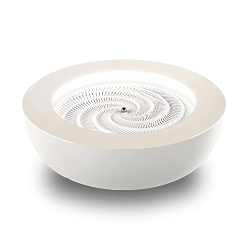 Homedics Drift Sandscape Perpetual Motion Zen Garden Bluetooth 21 Inch Cream