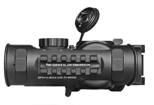 Elcan Specter DR Dual Role Optical Sight 1.5x/6x with 3MOA XOPTEK Micro Reflex Sight Black