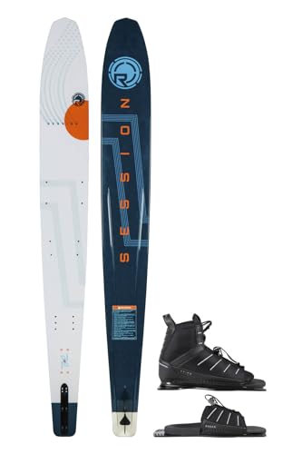 Radar 67 Session Waterski w/ Prime Boot STD & ARTP Blue/Orange