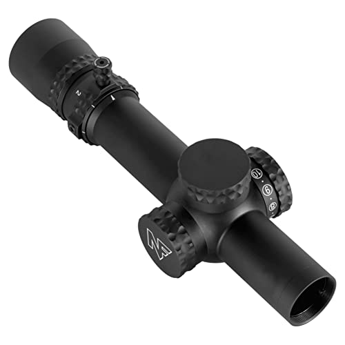 Nightforce NX8 1-8x24mm F1 Capped First Focal Plane 30mm Tube Waterproof Gun Scope Black