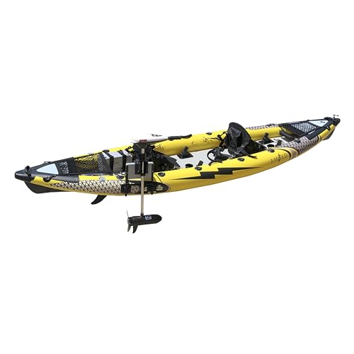 Waimea Bay Rigid Inflatables Amped 2 Seater Inflatable Fishing Kayak Multicolor