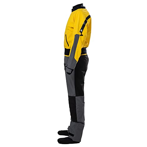 MOLSTA Drysuit Rear-Entry Ti-Zip Zipper Yellow