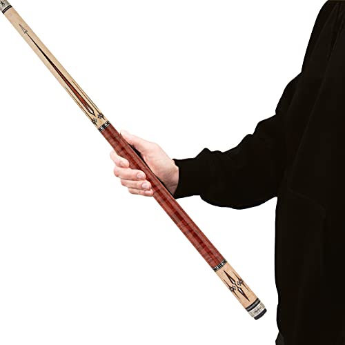 Spartan Billiards Pool Cue Stick Coffee Stained Handle 18oz Multi