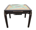 usamjtable Automatic Mahjong Table Wood 4-Legs with Numbered Tiles & Accessories