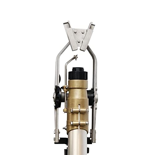 GUSTYT Large Spray Gun Irrigation Sprinkler Yellow Electroplating Silver