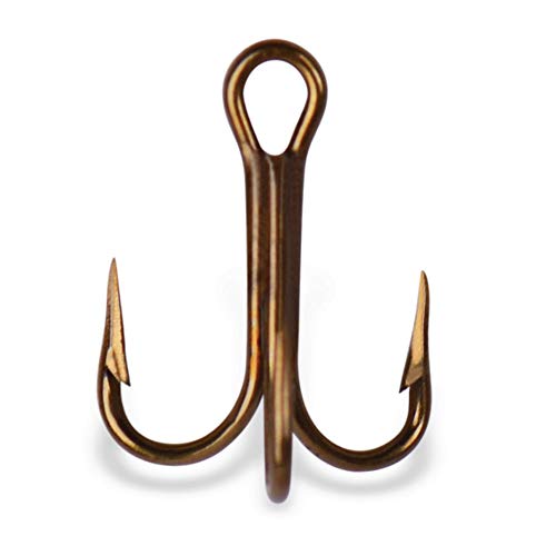 Mustad Treble O'Shaughnessy Hook 1000 Pack Size 10/0 Bronze