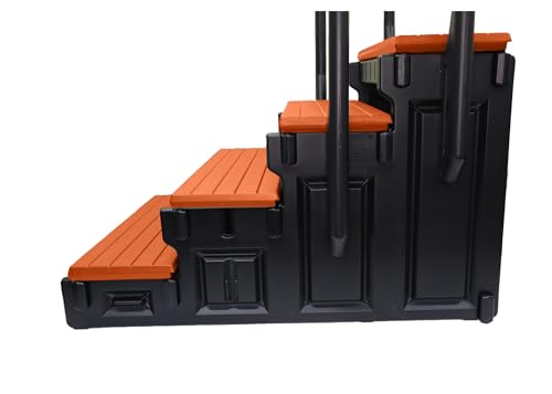 Confer Plastics 4 Step Signature Spa Steps Redwood