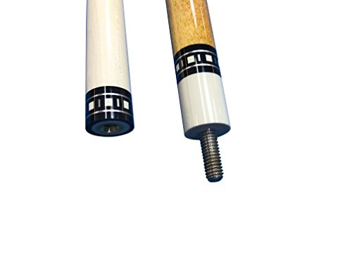 Meucci SB2-N Handcrafted Pool Cue Stick with PRO Shaft Natural Stain + Hard Case
