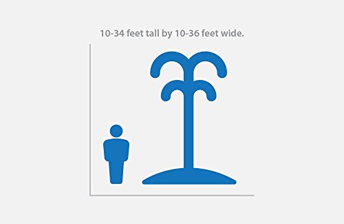 Fawn Lake Fountains 1/2, 3/4, 1 HP Floating Fountains Black