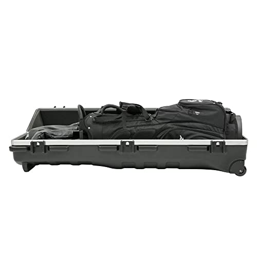 SKB Deluxe Hard Plastic Golf Bag Travel Case with Wheels