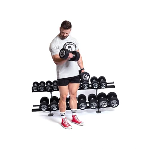 Bells of Steel Urethane Dumbbells Set 85-100lb