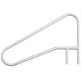 SAFTRON Cross Braced 3-Bend Pool Rail White