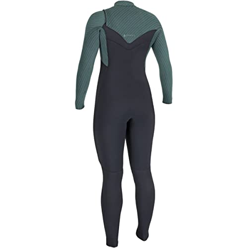 O'Neill Wetsuits Womens Blueprint Chest Zip Full Wetsuit Black/Bristol 8