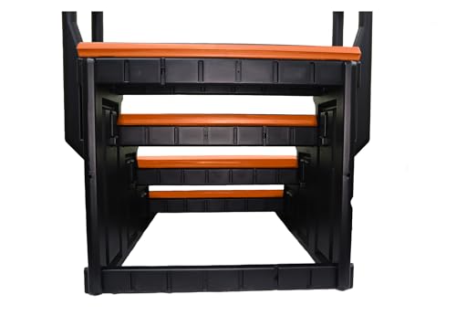 Confer Plastics 4 Step Signature Spa Steps Redwood