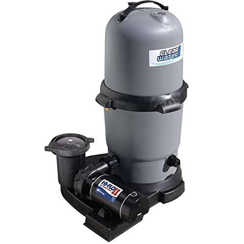 Waterway Clearwater II Cartridge Filter System 150 Sq. Ft. with .95 THP Grey