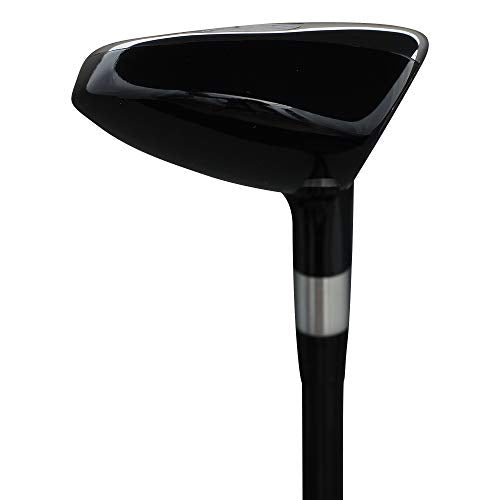 Majek Left Handed Golf Senior Men's All Hybrid Partial Set Black