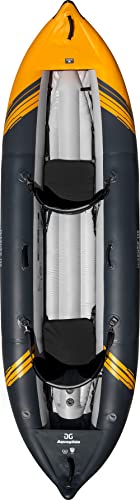 AQUAGLIDE McKenzie 125 Inflatable Kayak - 2 Person Whitewater Kayak Navy