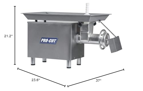 Pro-Cut KG-32 Meat Grinder 3 HP 220V 3 Phase Silver