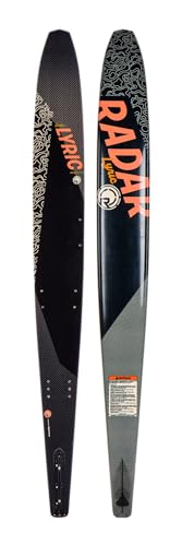Radar Women's Graphite Lyric Water Ski 65" Carbon/Black/Coral