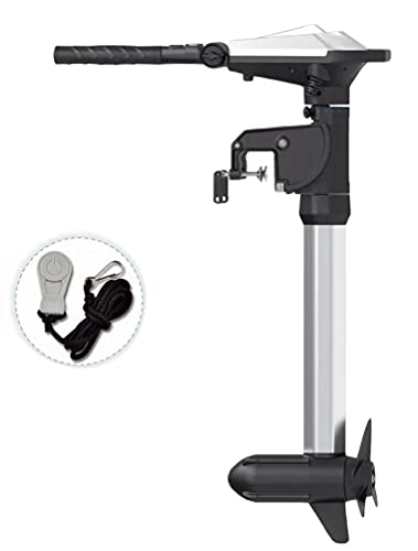 PARKHO HASWING Electric Trolling Motor 24V 5 HP 24 Inch Shaft Transom Mount