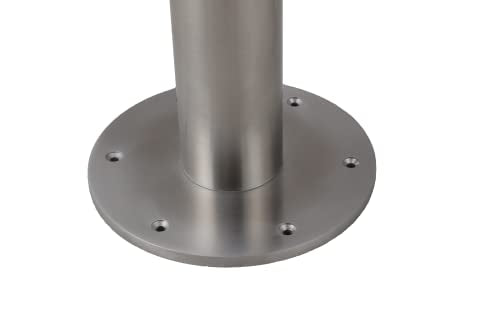 Wayime 91" Separable&Composable Free-Standing Brushed Stainless Steel 304 Rainfall Outdoor Shower Silver