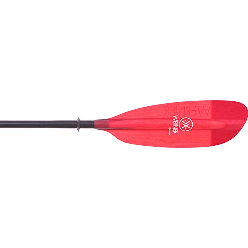 Werner Paddles Camano Fiberglass Kayak Paddle Red