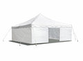 Party Tents Direct 15'x15' Weekender Canopy Tent with Sidewalls - Easy Up for 50 Guests White