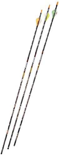 Gold Tip Expedition Hunter 400 Carbon Arrows with 2-Inch HP Vanes, Mathews Lost Camo Camouflage