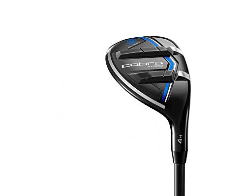 Cobra T-Rail 2.0 Iron Combo Set Men's Left Hand Graphite Senior Flex 4H 5-PW Black-Silver PVD Blue
