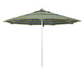 California Umbrella 11' Round Venture Series Contract Grade Patio Umbrella Pulley Open Astoria Lagoon