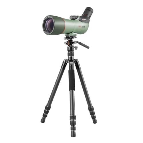 Kowa TSN-66A ZM Set Spotting Scope with Vanguard Vesta GO 264CV12 Tripod Kit Green