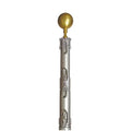 CommerceSigns Telescoping Flagpole Clear Anodized 25'H