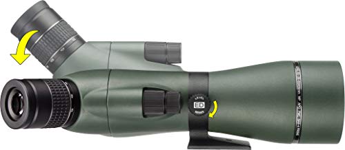 BARSKA Level ED 20-60x85mm Spotting Scope with Carrying Case Green