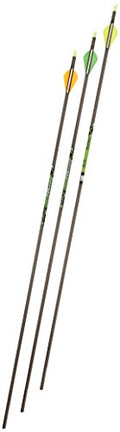 Gold Tip XT Hunter 7595/340 Carbon Arrows with 2-Inch HP Vanes, Black